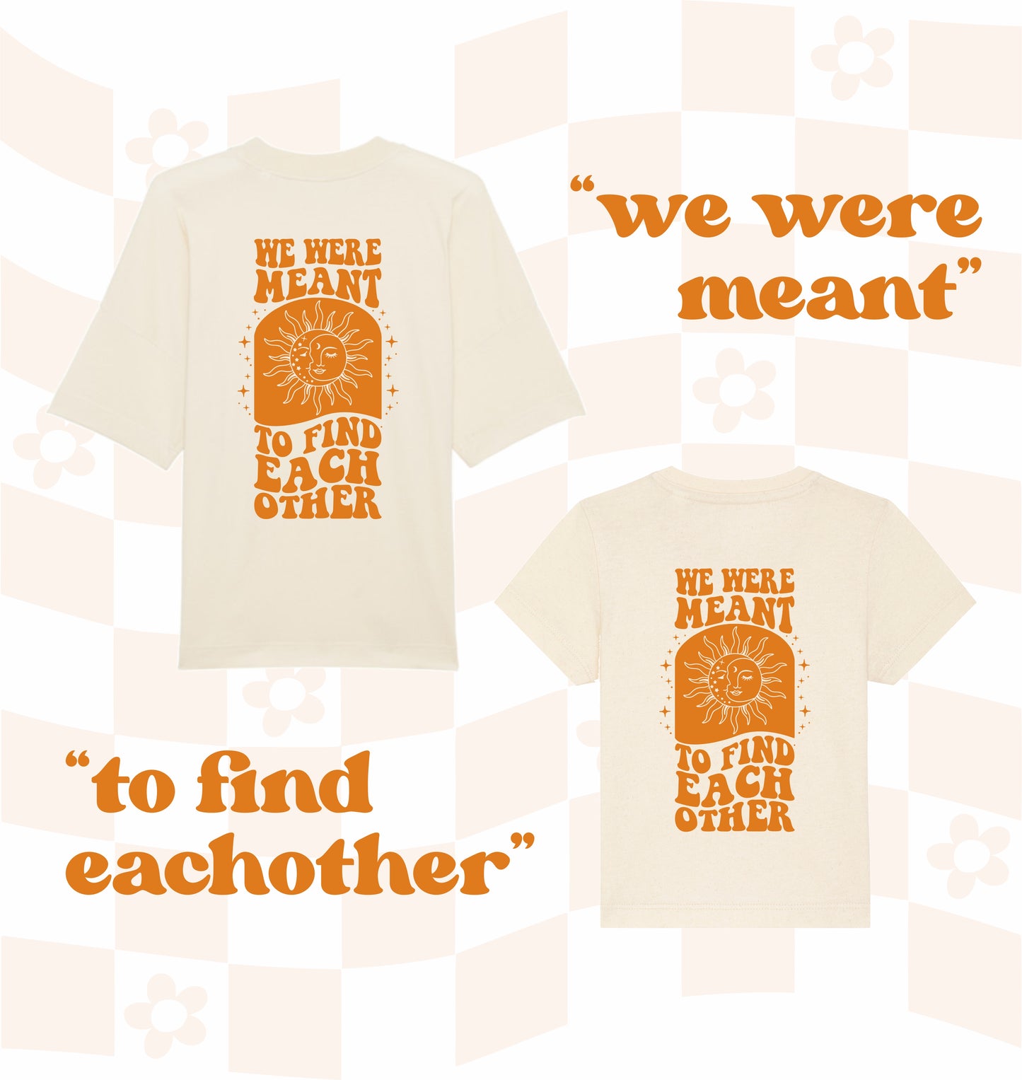 We Were Meant To Find Each Other Unisex Tee - Natural