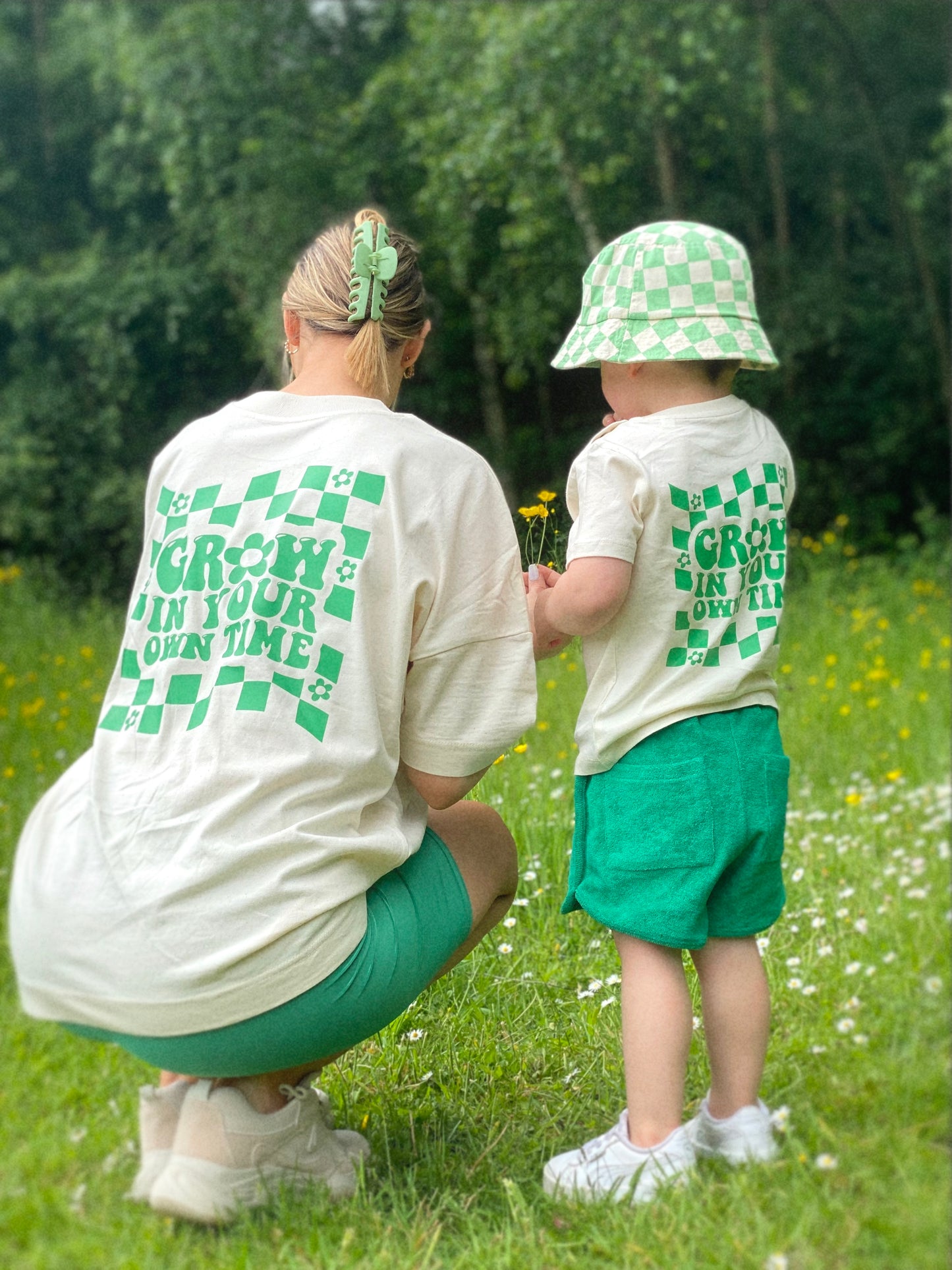 Grow In Your Own Time Unisex Tee - Natural